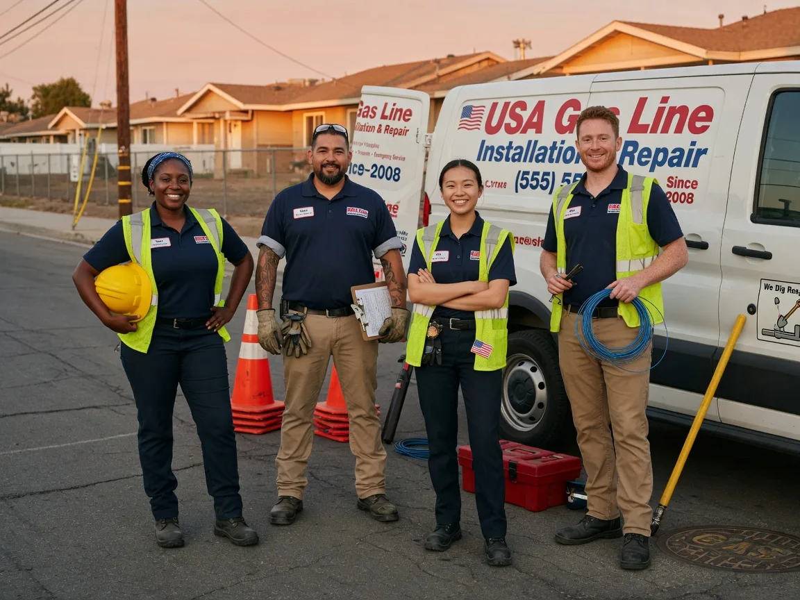 Gas Line Installation company in Keenes, IL
